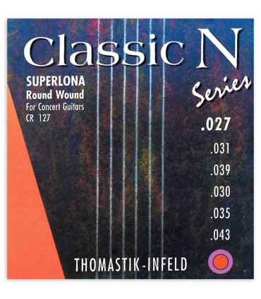 String set Thomastik model CR127 Classic N Hybrid for classical guitar