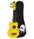 Soprano ukulele Octopus model UK-205YLS in yellow color and with bag