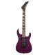 Guitarra eléctrica Jackson modelo JS1X Dinky Minion AH en color Pavo Purple (purpúra)