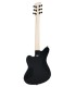 Costas da guitarra elétrica Jackson modelo JS22 Surfcaster HT Black com braço em maple