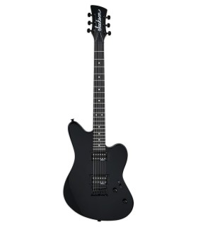 Guitarra elétrica Jackson modelo JS22 Surfcaster HT na cor Black (preta)