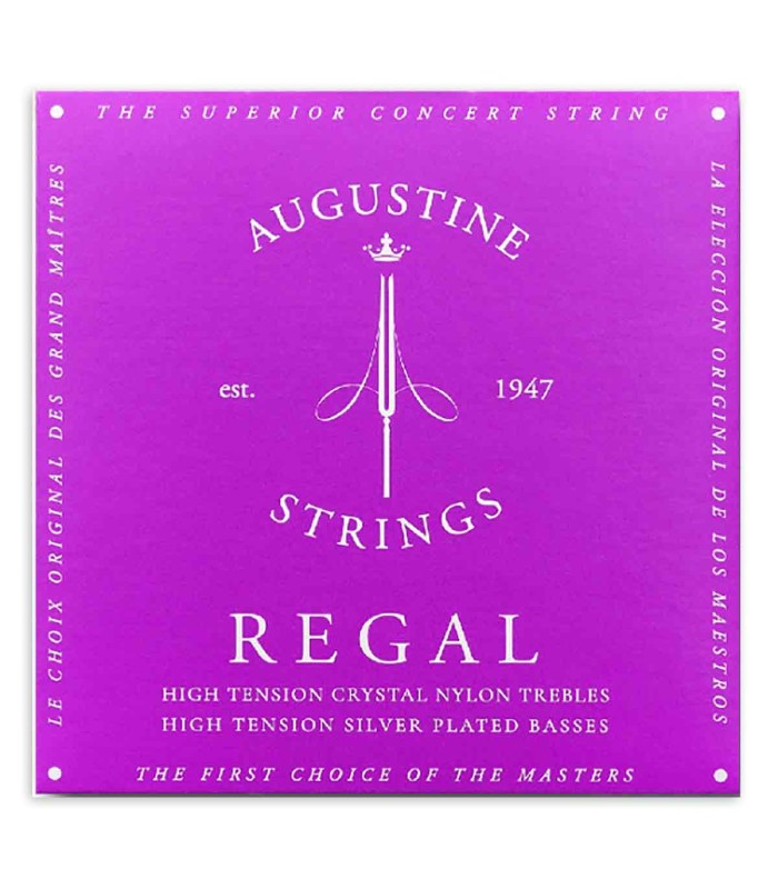 String set Augustine model Regal Blue of high tension for classical guitar