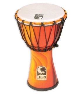 Djembe Toca Percussion modelo SFDJ 7AFS Freestyle Rope Tuned na cor African Sunset