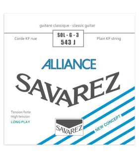Corda Savarez modelo Alliance 543J 3ª Sol com tensão alta para guitarra clássica
