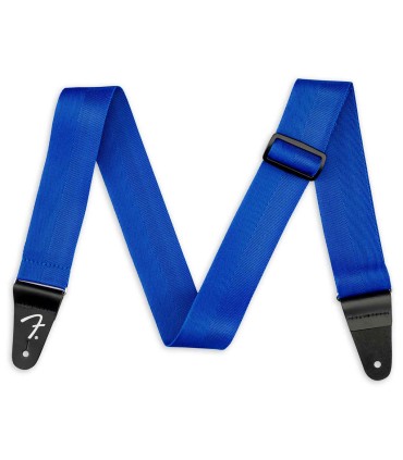 Correia Fender modelo Polypro na cor azul para guitarra