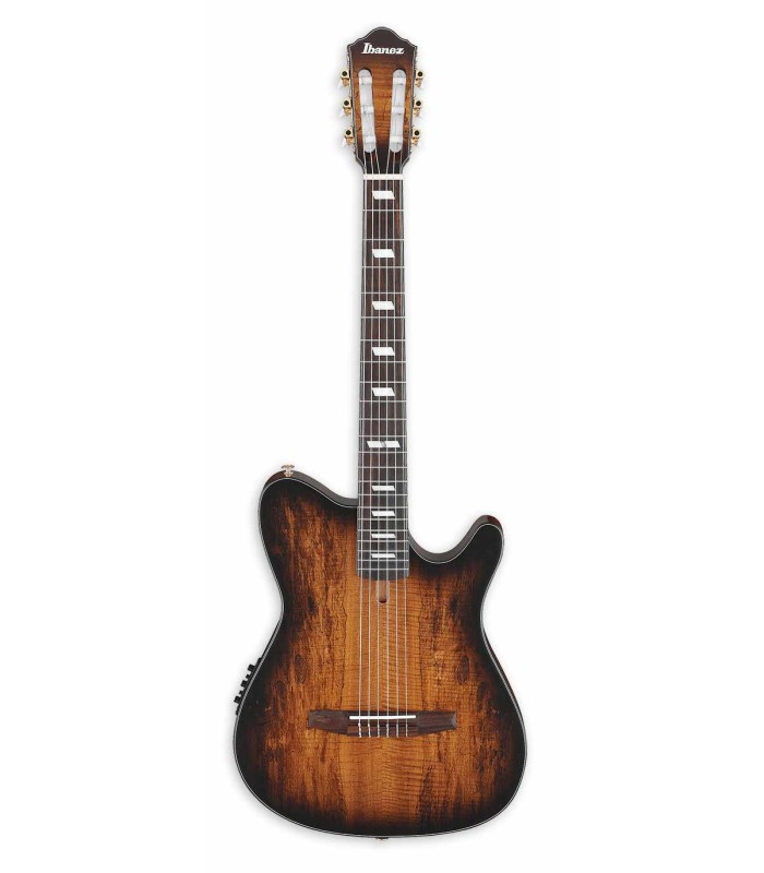 Guitarra electroacústica Ibanez modelo FRH20SMN TCL con acabado Tobacco Burst