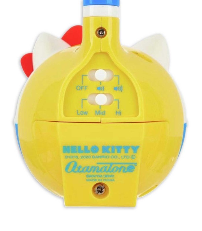 Controlos do Otamatone modelo Original Hello Kitty