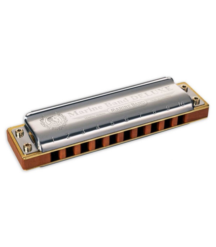 Harmónica Hohner modelo Marine Band Deluxe em Sol M200508P G