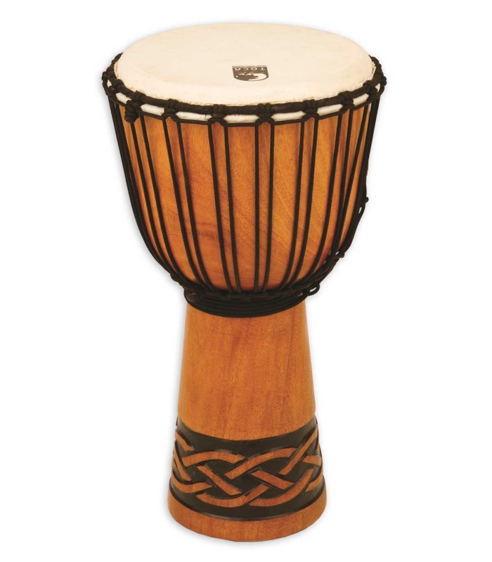 Djembe Toca Percussion model TODJ 10CK Origin Series Wood Rope Tuned Celtic Knot