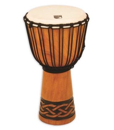 Djembe Toca Percussion model TODJ 10CK Origin Series Wood Rope Tuned Celtic Knot