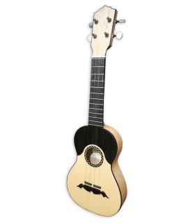 Cavaquinho Artimúsica model Deluxe Special Olhar with half tops in solid ebony and spruce