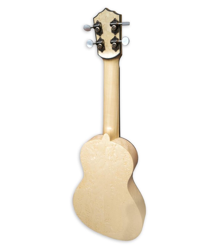 Fundo e ilhargas em Olho de Perdiz maciço do cavaquinho Artimúsica modelo Luxo Especial Olhar