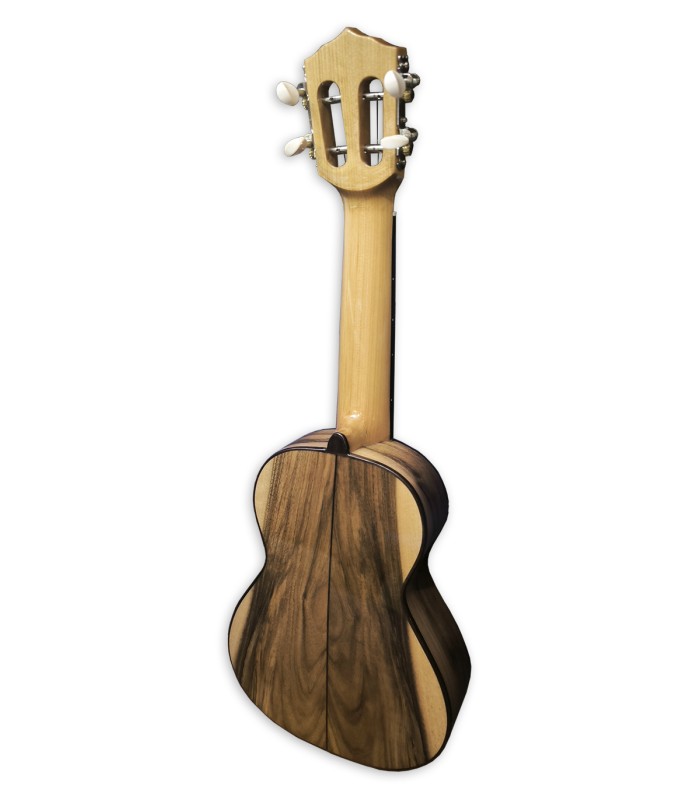 Fundo e ilharga em madeira maciça do Cavaquinho Artimúsica modelo CV16R Meio Luxo com carrilhão