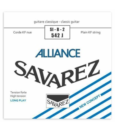 Corda Savarez modelo Alliance 542J 2ª Si em tensão alta para guitarra clássica