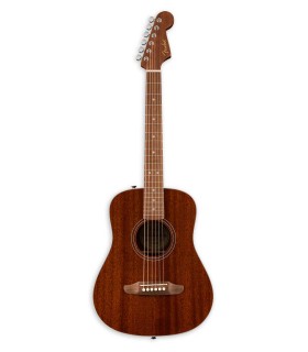 Acoustic guitar Fender model Redondo Mini with sapele top and natural color finish