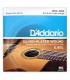 Jogo de cordas D'Addario modelo EJ83L de calibres 010 044 para guitarra gypsy jazz
