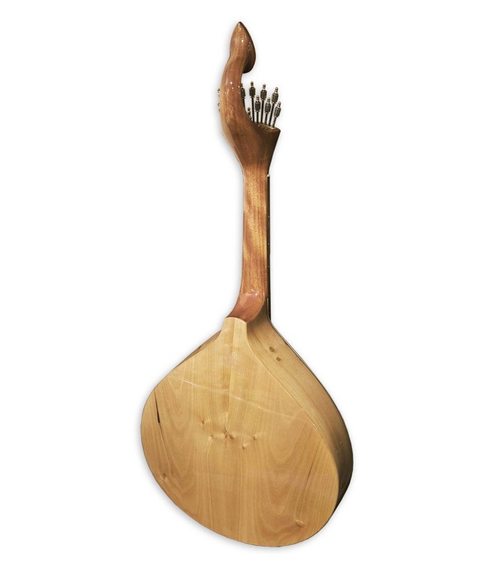 Fondo y aros en nogal macizo de la guitarra portuguesa Artimúsica modelo GP70C Simple Coimbra