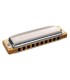 Armonica Hohner modelo Blues Harp en Do con peine en madera de Afzelia