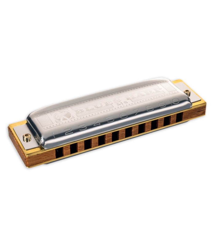 Harmonica Hohner model Blues Harp in C with Dossie wood comb
