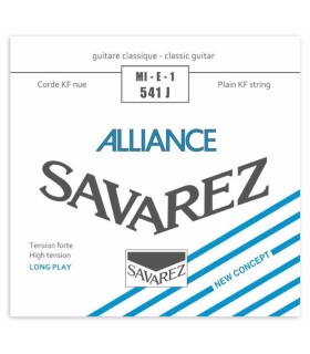 Cuerda Savarez modelo 541J 1ª Mi en fibra compuesta de tensión alta