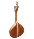 Solid acacia back and sides of the portuguese guitar Artimúsica model GPBASEC Coimbra