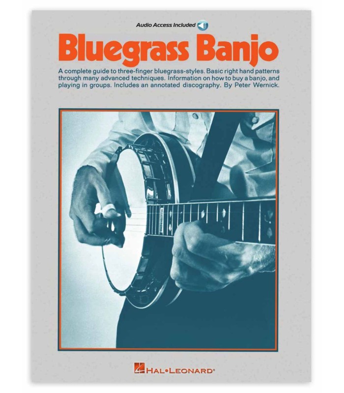 Livro Bluegrass Banjo de Peter Wernick com 45 arranjos em tablatura