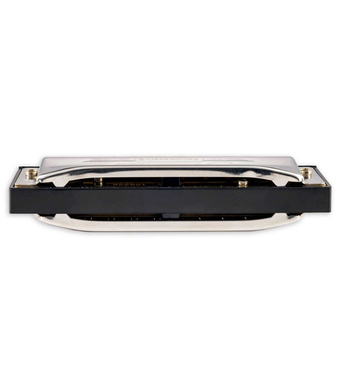 Back of the harmonica Hohner model Special 20 in A with ABS comb