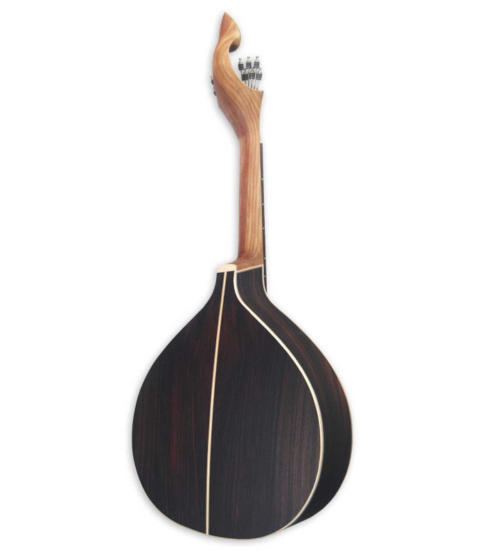Fundo e ilhargas em pau-santo maciço da guitarra portuguesa APC modelo 312CB Luxo