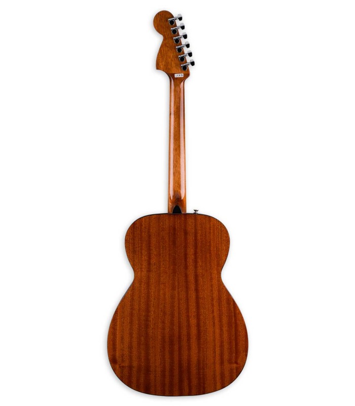Sapele back and sides of the acoustic guitar Fender model California Standard Monterey