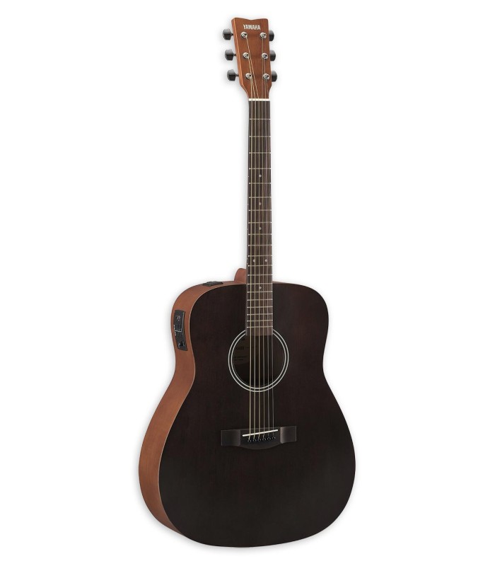 Guitarra electroacústica Yamaha modelo FX400SBM Dreadnought con tapa en abeto y de color Smoky Black