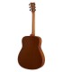 Local tonewood back and sides of the acoustic guitar Yamaha model  F400SMB Dreadnought