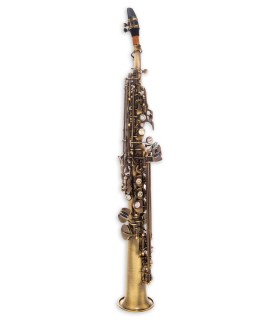 Saxofón soprano John Packer modelo JP043V Sib con acabado vintage, incluye estuche