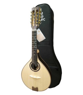 Mandolin APC model MDL312 with solid spruce top and with a semi-rigid case