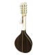 Solid rosewood back and sides of the mandolin APC model MDL312
