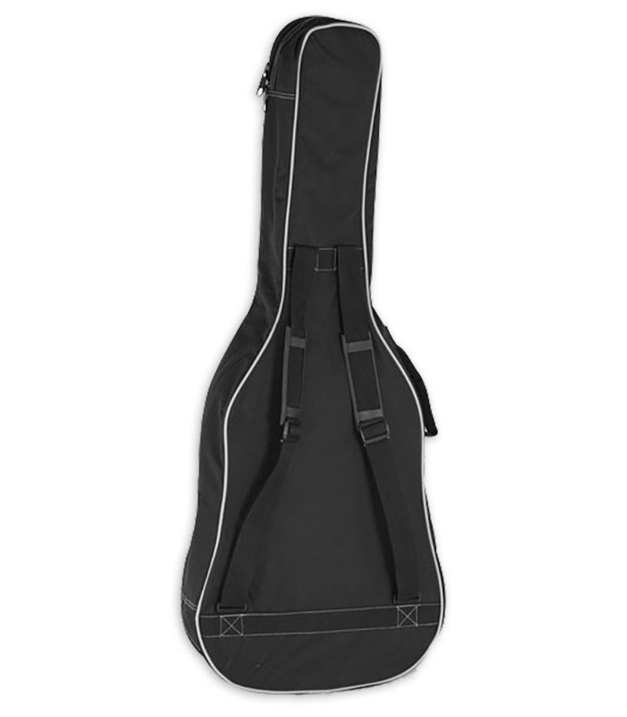 Back and straps of the bag Ortolá model 7733 in black