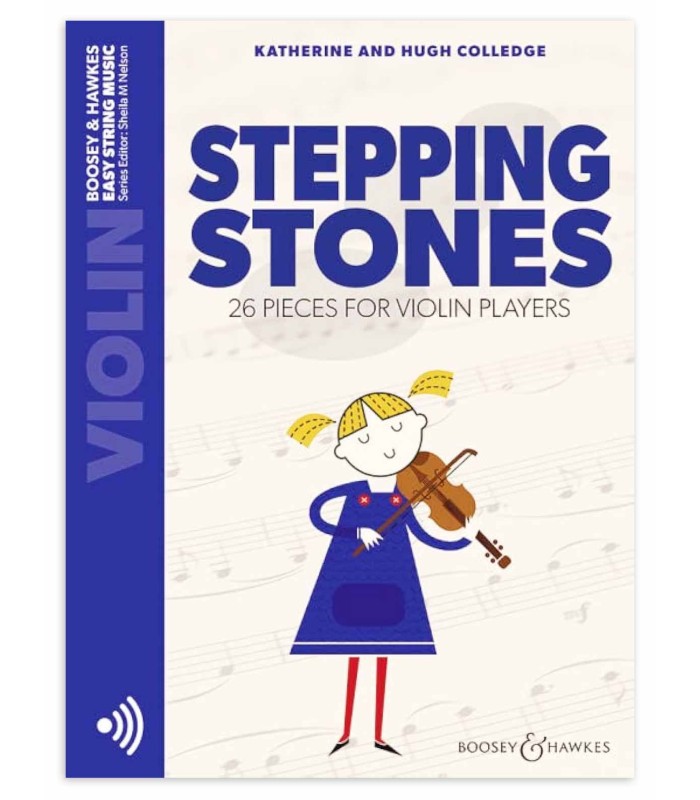 Capa do livro Stepping Stones 26 Peças Violino com áudio