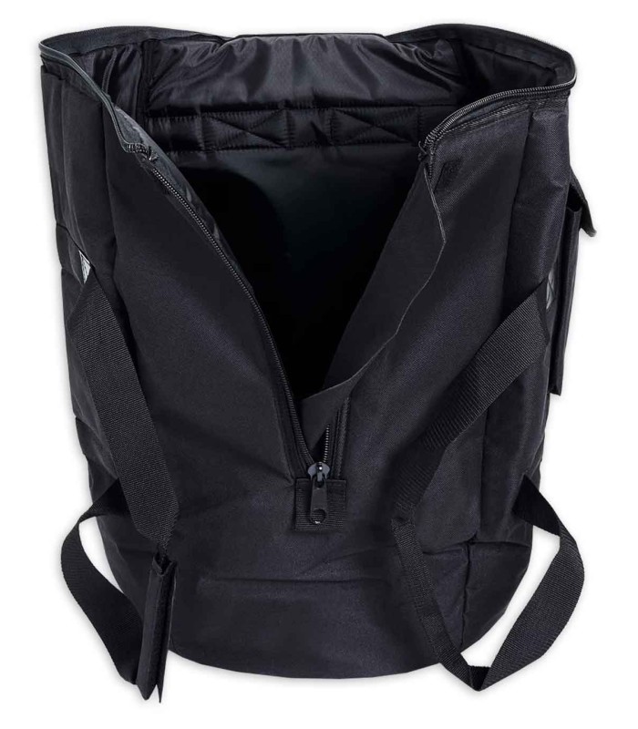 Reinforced zippers of the cajon bag LP model M145