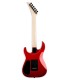Espalda de la guitarra eléctrica Jackson modelo JS11 Dinky con mástil en arce y con acabado Metallic Red (Rojo Metálico)