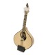 Coimbra Portuguese guitar shaped pick holder made of plastic, includes a stand