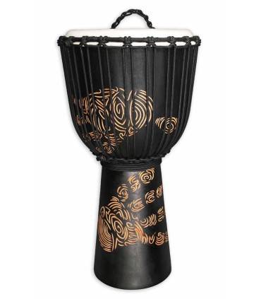 Djembe Toca TSSDJ-MHP Street Series with 10" (25.4 cm) diameter and Hand Print design on the   drum shell