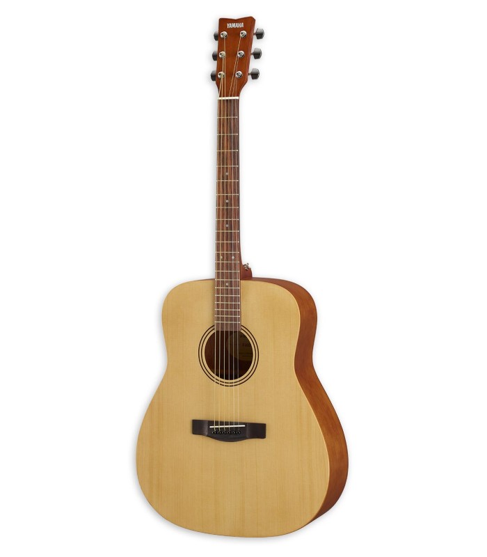 Acoustic guitar Yamaha model F400NS Dreadnought with spruce top in Natural Satin finish