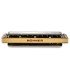Back of the harmonica Hohner model Crossover Marine Band with bamboo comb