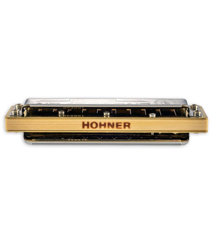 Costas da Harmónica Hohner modelo Crossover Marine Band com pente em bambu