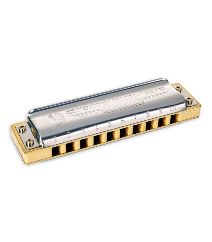 Diatonic harmonica Hohner model Crossover Marine Band in D