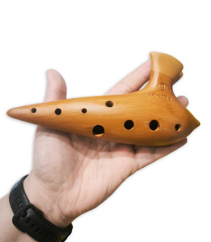 Plaschke Ocarina in C with 10 holes, 12 notes including chromatic
