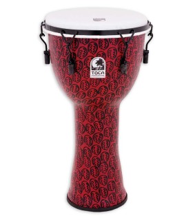 Djembe Toca Freestyle II modelo TF2DM-12RM com afinação mecánica e acabamento Red Mask