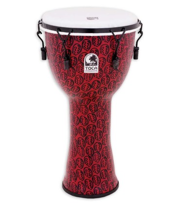 Djembe Toca Freestyle II modelo TF2DM-12RM con afinación mecánica y acabado Red Mask