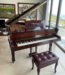 John Broadwood & Sons Grand Piano Rosewood 200cm 2 Pedals with Bench