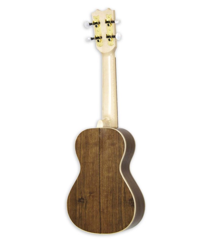 Ukulele soprano APC modelo S OVA com fundo e ilhargas em ovangkol maciço