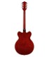 Costas da guitarra elétrica Gretsch modelo G2622T Streamliner Center Block Double-Cut com braço em nato